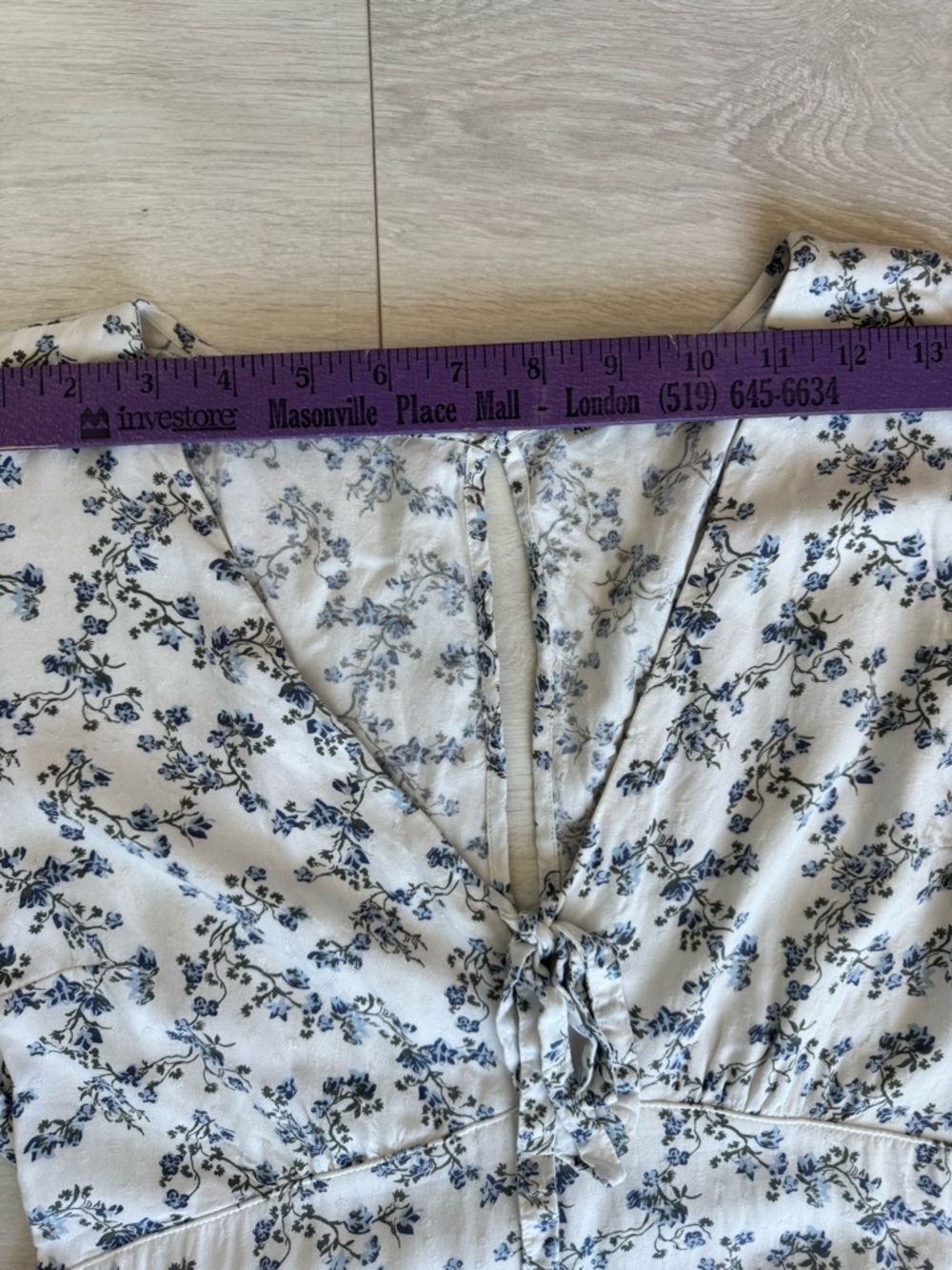 Abercrombie & Fitch Ditsy Floral Cap Sleeve Mini Lined Dress w Pockets Size M - Picture 9 of 12